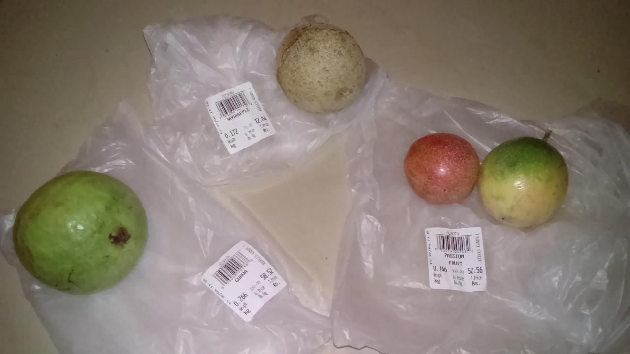 Guajava, Wood apple a Pasison fruit